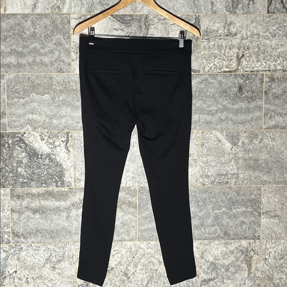 🆕NWT LOFT Leggings in Tuxedo Stripe Ponte Pants – 8P – Black/White - Picture 6 of 8